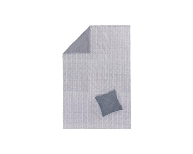 Urbanara Picknickdecke Ankisa 190 x 130 cm - Terrakotta / Weiss