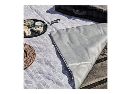 Urbanara Picknickdecke Ankisa 190 x 130 cm - Terrakotta / Weiss