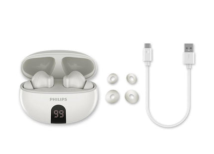 Philips True Wireless In-Ear-Kopfhörer TAT2520WT/00 Weiss