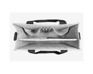 Sacoche pour ordinateur portable Sigel Classic M, gris clair 15,4 pouces