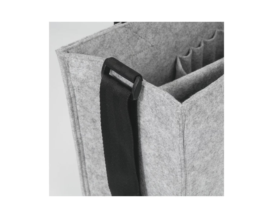 Sigel Borsa per notebook Desk Sharing Bag Classic L, Grigio chiaro 15.4 "