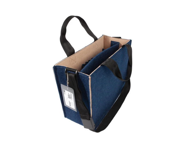 Sigel Notebooktasche Desk Sharing Bag Bicolor M, Blau/Beige 15.4 "