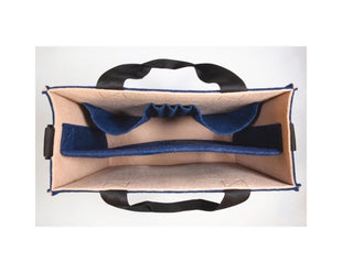 Sacoche pour ordinateur portable Sigel Bicolor M, bleu/beige 15,4"