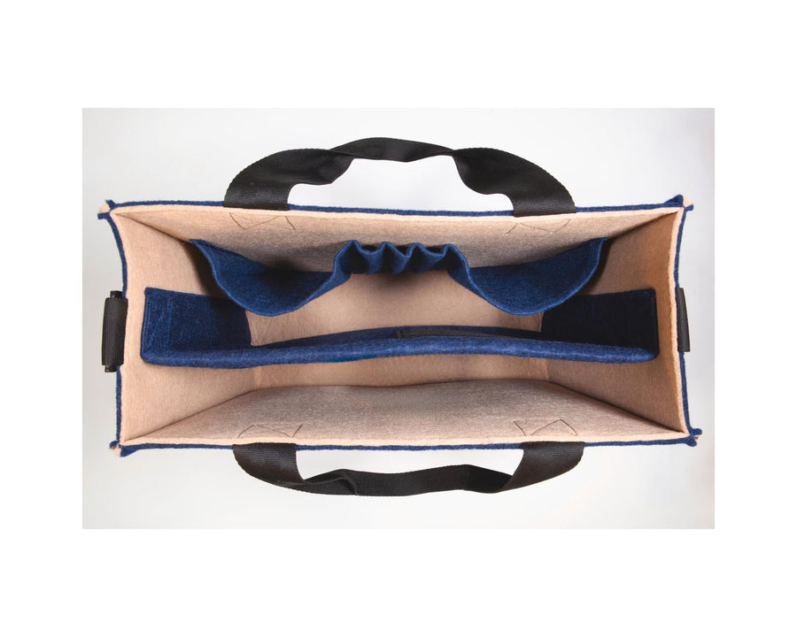Sigel Borsa per notebook Desk Sharing Bag Bicolor M, Blu/Beige 15.4 "