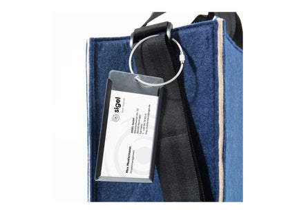 Sigel Notebooktasche Desk Sharing Bag Bicolor M, Blau/Beige 15.4 "