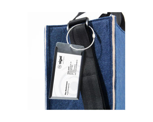 Sacoche pour ordinateur portable Sigel Bicolor M, bleu/beige 15,4"