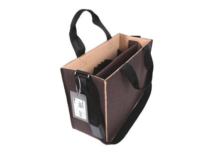 Sigel Notebooktasche Desk Sharing Bag Bicolor M,Braun/Beige 15.4 "