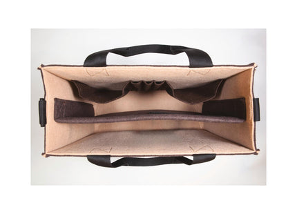Sigel Notebooktasche Desk Sharing Bag Bicolor M,Braun/Beige 15.4 "