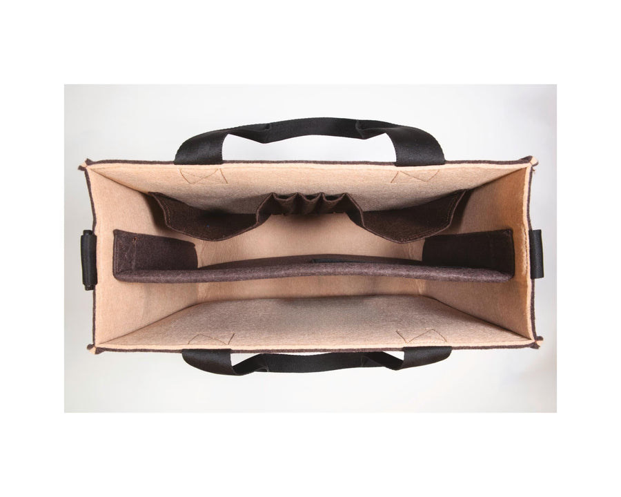 Sigel Borsa per notebook Desk Sharing Bag Bicolor M,Marrone/Beige 15.4 "