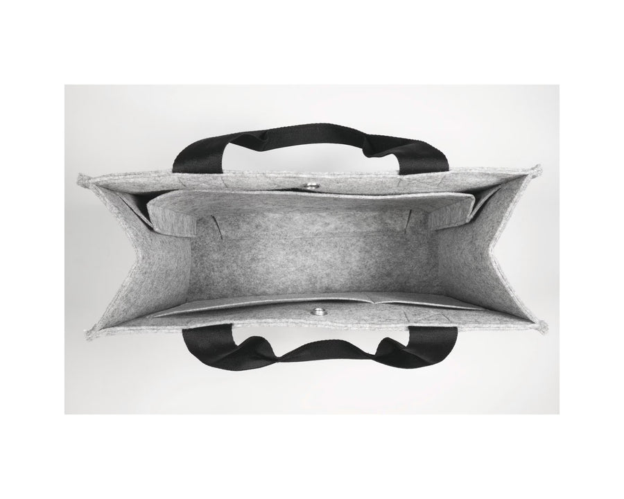 Sigel Borsa per notebook Desk Sharing Bag Basic M, Grigio chiaro 15.4 "