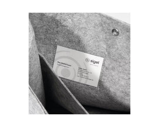 Sacoche pour ordinateur portable Sigel Basic M, gris clair 15,4 pouces