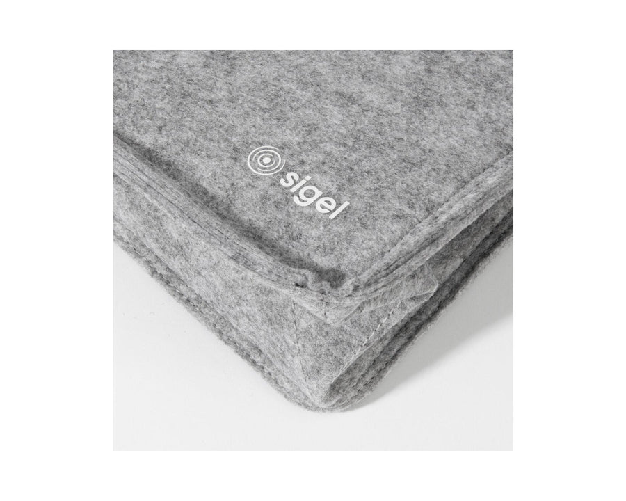 Sigel Borsa per notebook Desk Sharing Bag Basic M, Grigio chiaro 15.4 "