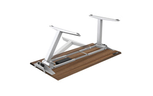 Fellowes Tischplatte Levado 140 x 80 cm, Walnuss