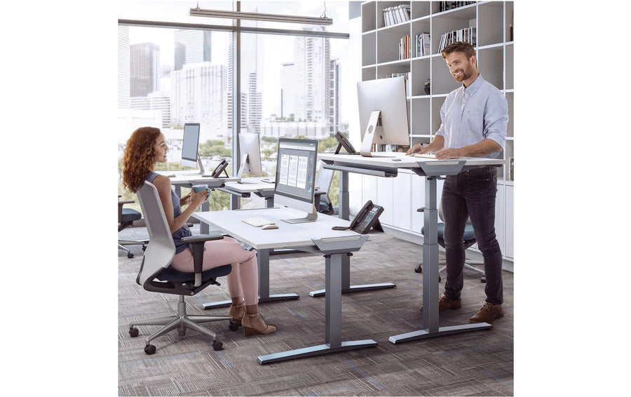 Fellowes Piano del tavolo Levado 140 x 80 cm, Bianco
