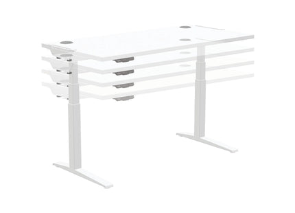 Fellowes Tischplatte Levado 180 x 80 cm, Weiss