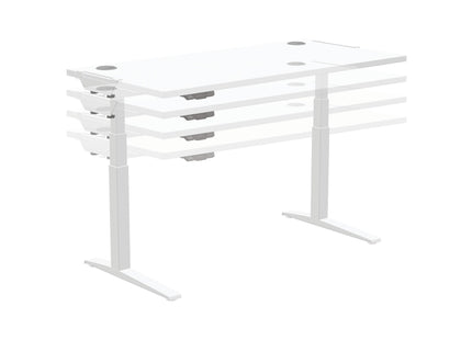 Fellowes Tischplatte Levado 160 x 80 cm, Weiss