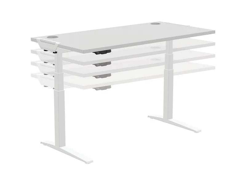 Fellowes Piano del tavolo Levado 140 x 80 cm, Grigio