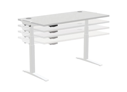 Fellowes Tischplatte Levado 180 x 80 cm, Grau