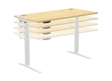 Fellowes Tischplatte Levado 180 x 80 cm, Ahorn