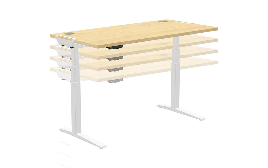 Fellowes Piano del tavolo Levado 140 x 80 cm, Acero