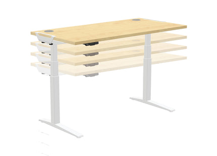 Fellowes Tischplatte Levado 160 x 80 cm, Ahorn