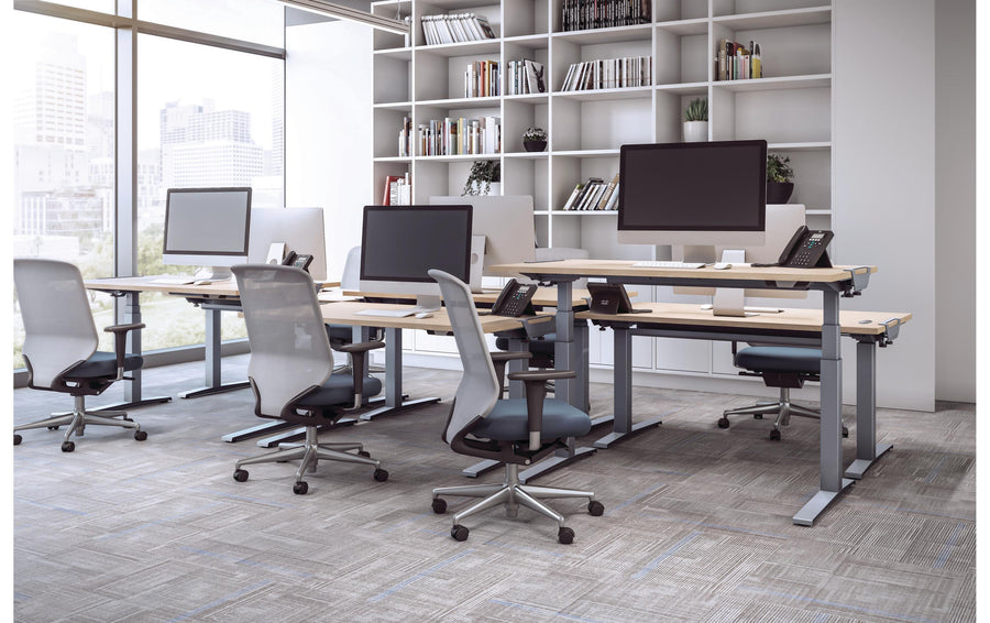 Fellowes Piano del tavolo Levado 160 x 80 cm, Newport Rovere