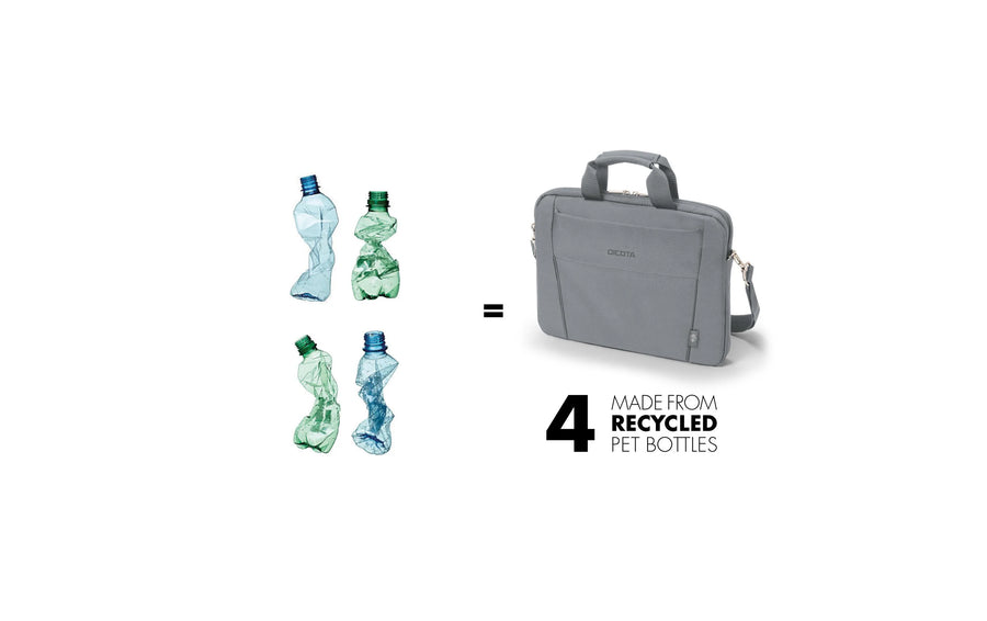 DICOTA Borsa per notebook Eco Slim Case Base 14.1 ", Grigio