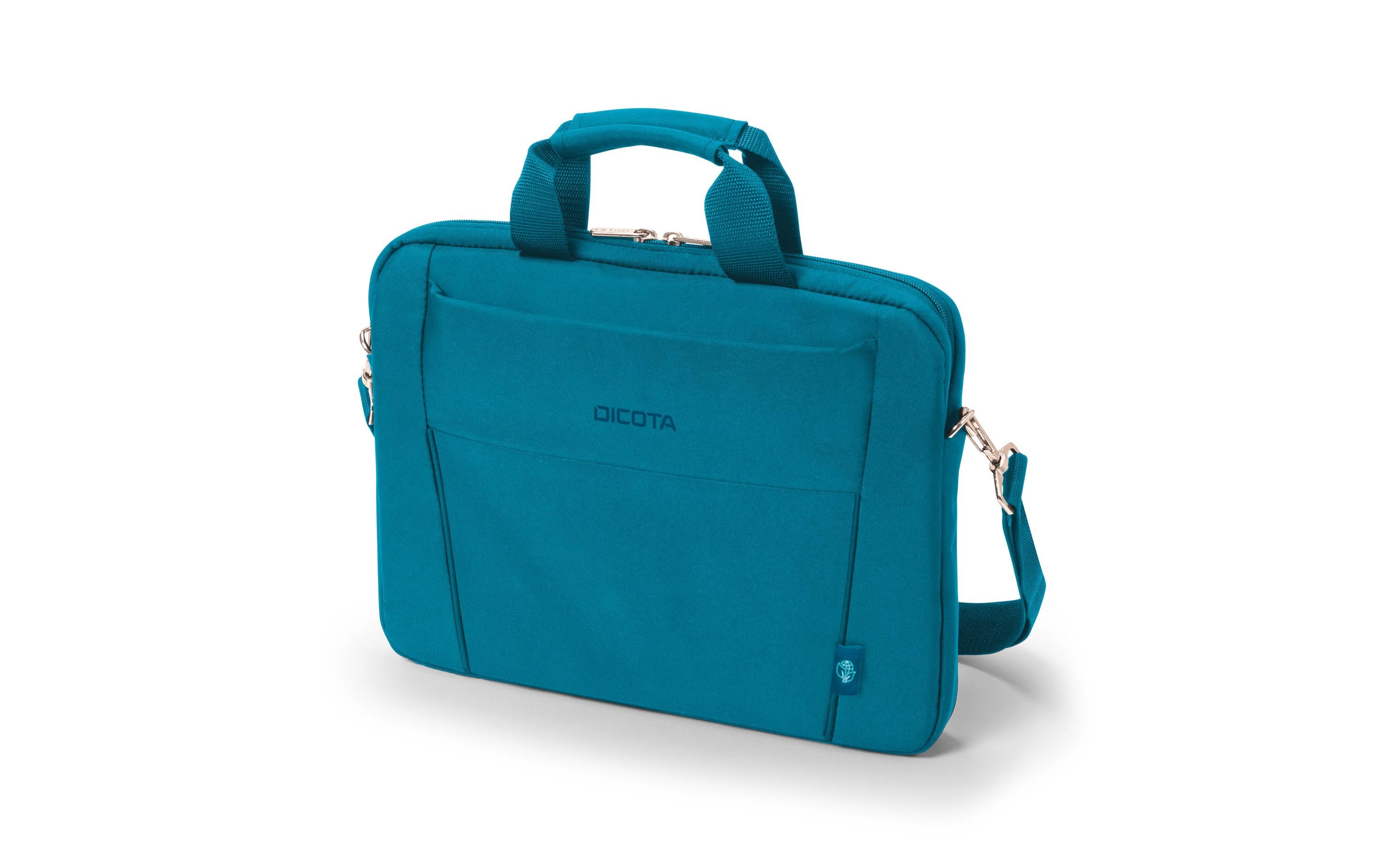 DICOTA sacoche pour ordinateur portable Eco Slim Case Base 14.1", bleu