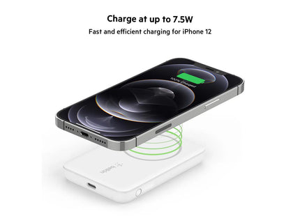 Belkin Powerbank Boost Charge MagSafe 2500 mAh, Weiss