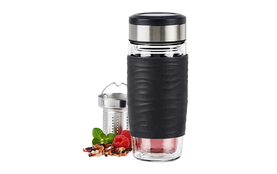 Emsa thermal mug Tea2go 420 ml, black