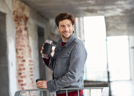 Emsa thermal mug Tea2go 420 ml, black