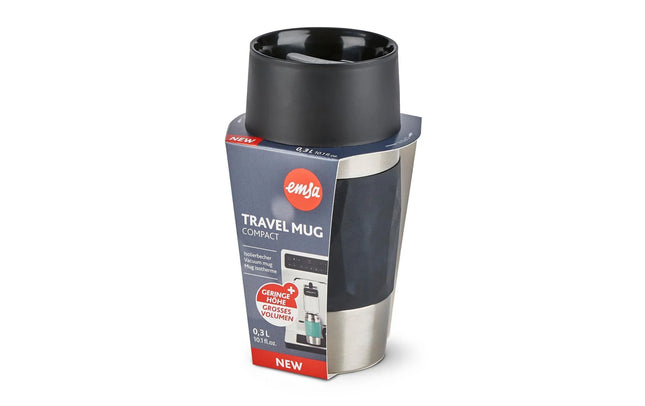 Mug isotherme Emsa Compact 300 ml, noir