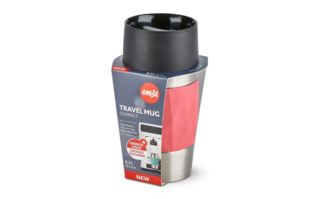 Tasse isotherme Emsa Compact 300 ml, rouge