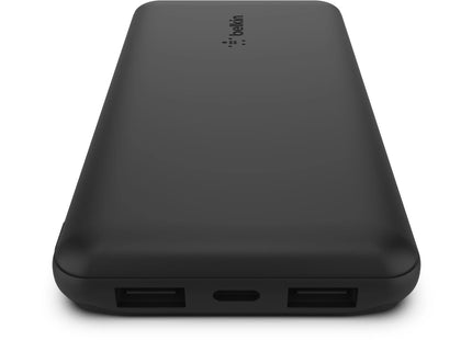 Belkin Power Bank Boost Charge 3-Port 10000 mAh, Black