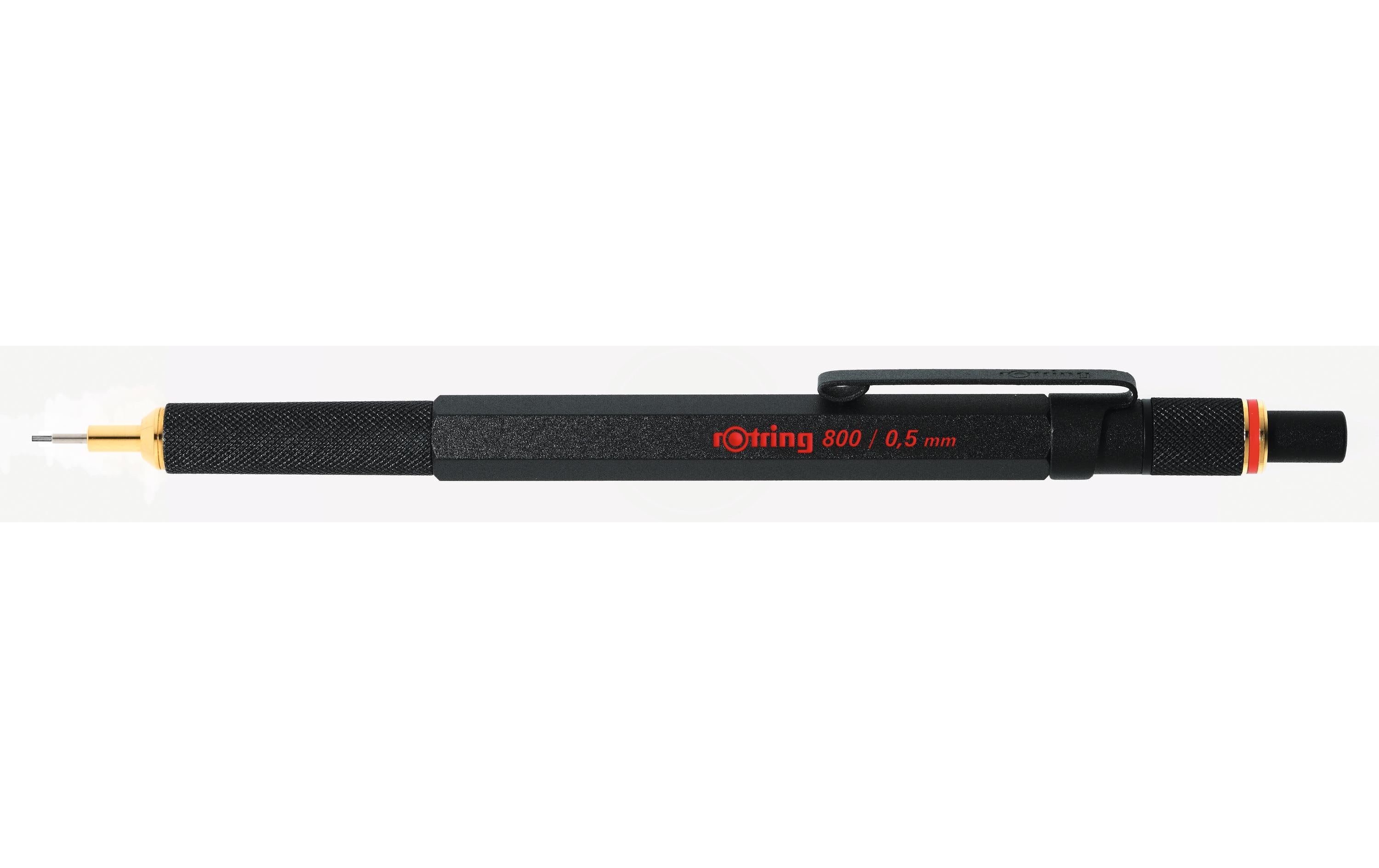 Rotring Minenbleistift 800 0.5 mm, Schwarz/Gold