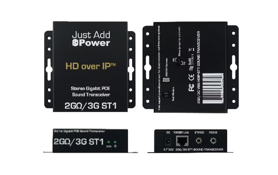 JUSTADDPOWER IP Transmitter VBS-HDIP-ST1 Audio