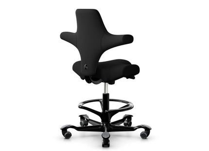 HÅG Bürostuhl Capisco 8106 mit Fussring Schwarz