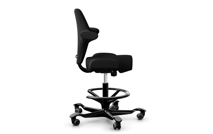 HÅG Sedia da ufficio Capisco 8106 con anello poggiapiedi Nero