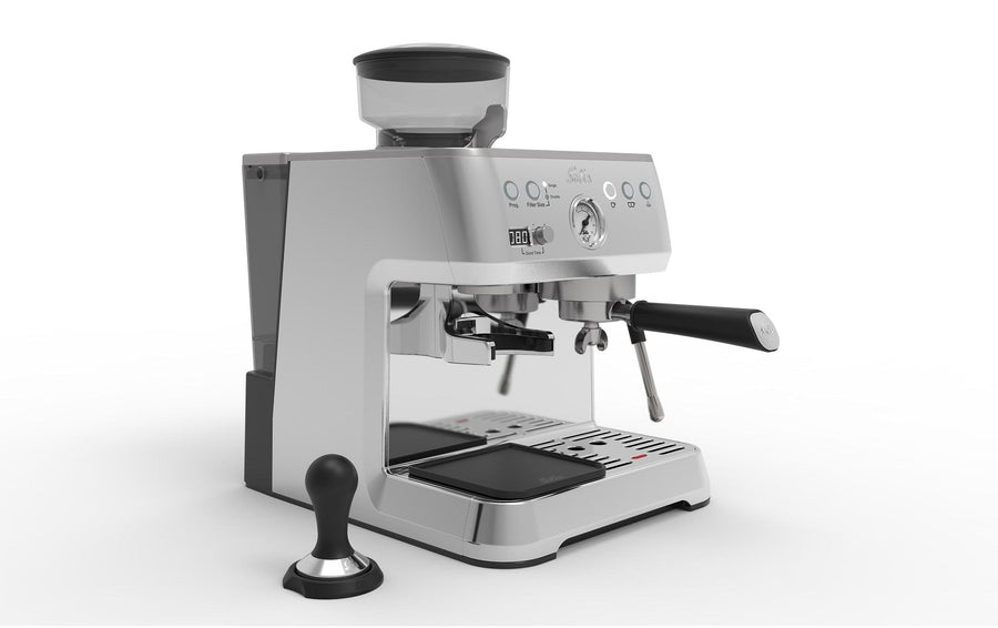 Solis Siebträgermaschine Grind & Infuse Perfetta Silber - Foto 4