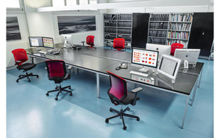 Giroflex Bürostuhl Chair2Go 434 Schwarz/Rot