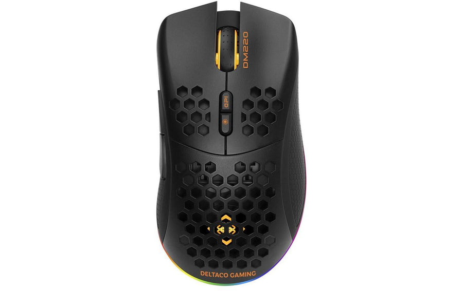 DELTACO Mouse da gaming DM220 RGB Nero