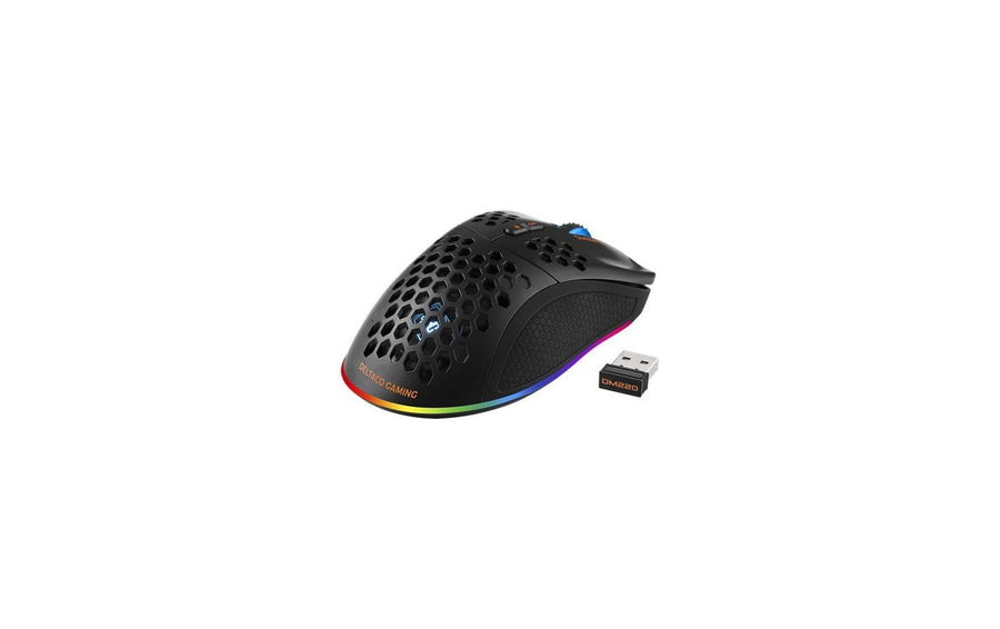 DELTACO Mouse da gaming DM220 RGB Nero