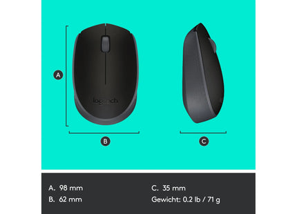 Logitech Mouse B170, Black