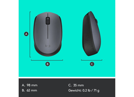 Logitech Maus M170, kabellos