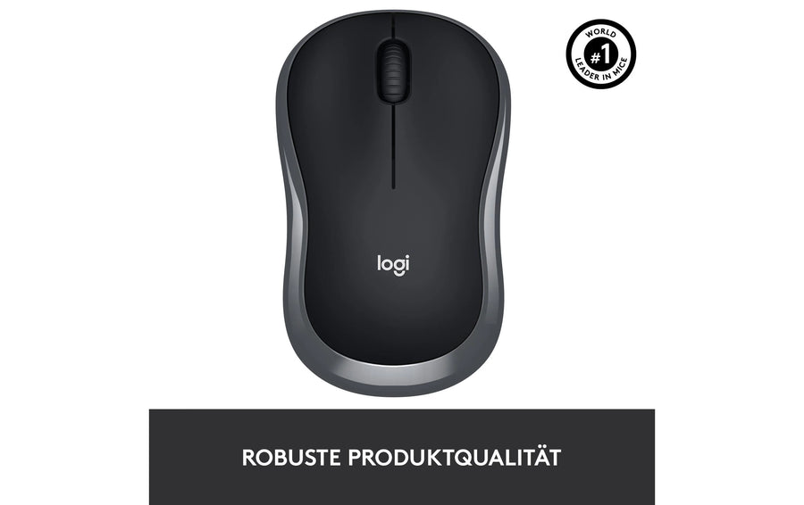 Logitech Mouse M185 Wireless, Anthracite-Black