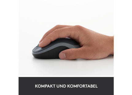 Logitech Mouse M185 Wireless, Red-Black