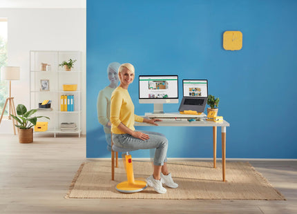 Leitz Bürostuhl Ergo Cosy Aktiv Hocker Blau