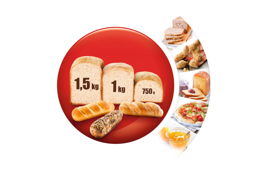 Moulinex Brotbackmaschine Home Bread Baguette OW6101CH 1500 g