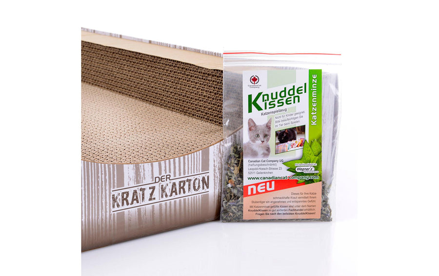 CanadianCat Kratzmöbel Kratzkarton, Braun-weiss - Foto 3