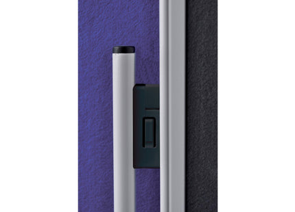 Franken Pinnwand Eco 150 cm x 120 cm, Grau, klappbar
